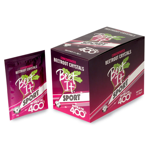 Shot Beet it sport en poudre / Sachet de 20g x 12 - Nitrate 400 Crystals